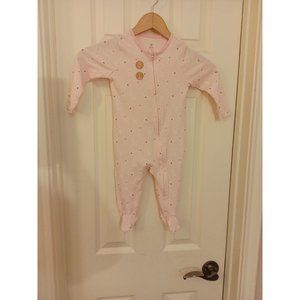 New Baby Girl Urb Babies One Piece Long Sleeve Zip Bunny Print Outfit 6-9 Months